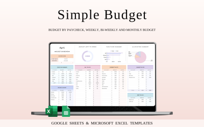 Personal Finance Tracker Template Excel and Google Sheets