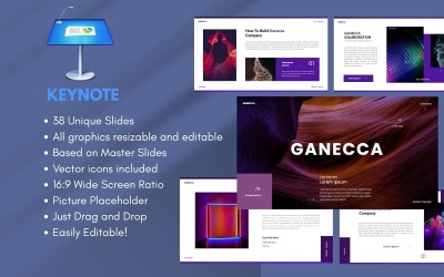 Шаблон бізнес-доповіді Ganecca