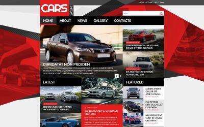 "Automobile Joomla Template" thème Joomla adaptatif #52922