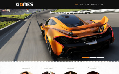 Game Portal Responsive WordPress Theme Tema WordPress №52997