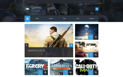 Game Portal WordPress Theme Tema WordPress №52906