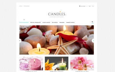 Handmade Candles Store PrestaShop Theme