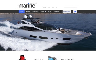 "Marine Shop" 响应式WooCommerce模板 #52918