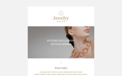 Modèle de Newsletter de bijoux