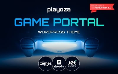 Playoza - WordPress-tema för e-sport och spel för spelportalwebbplats