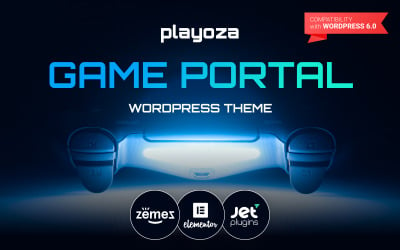 Playoza - eSports, Spieleportal WordPress Theme