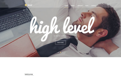 Responsywny motyw WordPress Hotel Business WordPress Theme #52946
