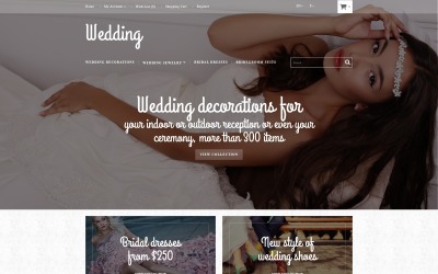 Wedding Store OpenCart-sjabloon