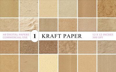 Rustic Kraft Paper Textures | Seamless kraft paper texture | Neutral Kraft Paper JPGs | Kraft Paper