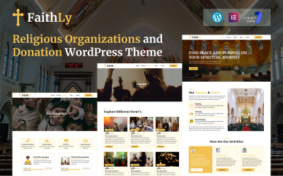 Faithly - Tema WordPress Elementor per religione e chiesa