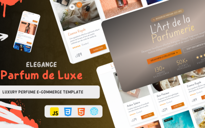 Parfum de Luxe – Luxury Perfume e‑Commerce Template
