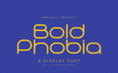 Bold Phobia - Display Font