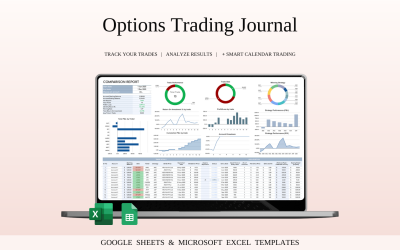 Options Trading Journal Template for Google Sheets and Excel