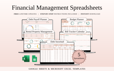 Pénzügyi menedzsment táblázatok | Sablonok Excel és Google Táblázatok