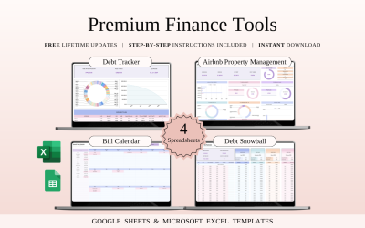 Premium Finance Tools | Spreadsheet Templates Excel and Google Sheets