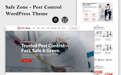 Safe Zone - Pest Control  WordPress Theme
