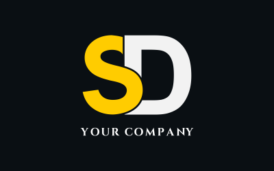 SD Letter Creative Design Logo Template
