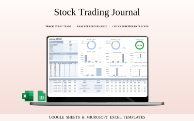 Stock Trading Journal Template for Google Sheets and Excel