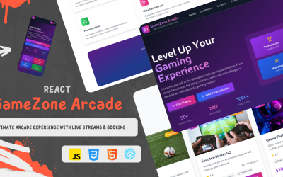 Ultimate Arcade Experience with Live Streams Booking Template