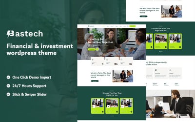 Bastech - Pénzügyi és befektetési WordPress sablon