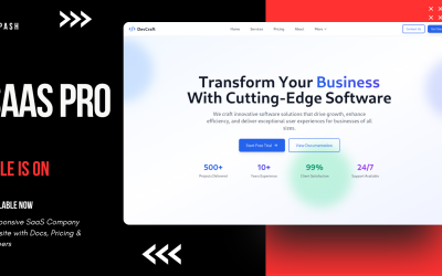 Página de inicio de una empresa de software: empleos, blog, casos prácticos y solicitudes de empleo