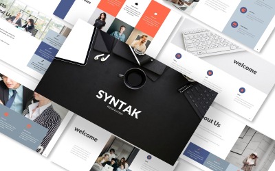 Szablon programu Powerpoint Syntak