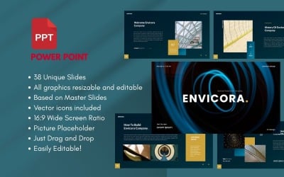 Envicora  Business PowerPoint Template