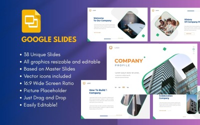 FIRMA Szablon Google Slide dla firmy