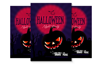 Halloween Night Party Ghost poster