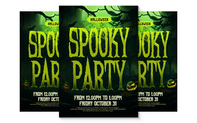 Halloween Spooky Party Poster
