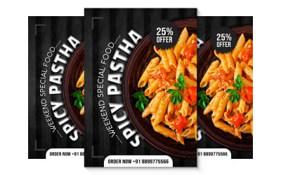 Restaurant Flyer Modern Design