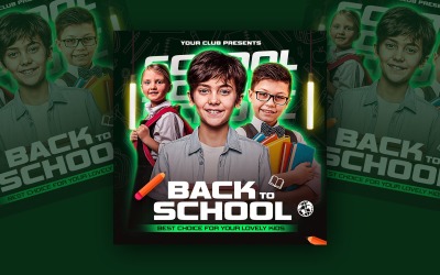 School Days Promo Social Media Template Kit