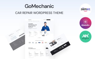 GoMechanic - Tema WordPress para Serviços e Reparos de Veículos