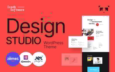 Icedk-Software - Design Studio WordPress Theme for Creative Agency Website