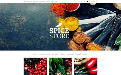Plantilla OpenCart de Spice Food Shop
