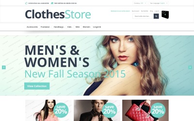 Responsivt Free Magento 1.9 Template Magento-tema #53078