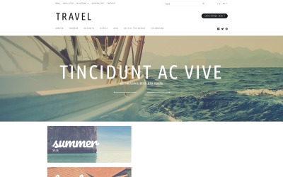 Responsywny szablon OpenCart Travel Tours Store #53084