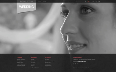 Reszponzív Bridal Shop PrestaShop sablon 53047