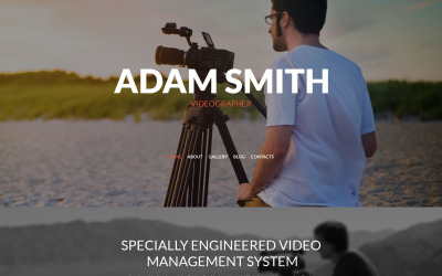 Reszponzív Videósok témakörű WordPress sablon 53017