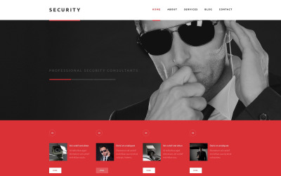 WordPress тема безопасности