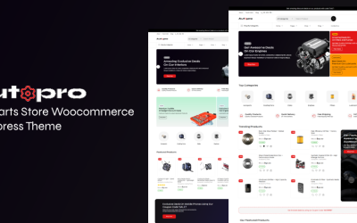Autopro - Thème WordPress WooCommerce pour magasin de pièces détachées automobiles