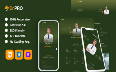 Drpro - HTML-sjabloon voor artsenportfolio