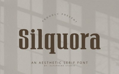Silquora - Aesthetic Serif Font