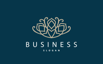 Lotus Logo Flower Plant Vector V3
