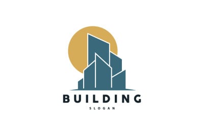 Building Real Estate Construction Logo V11