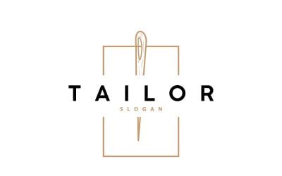 Tailor Logo Needle Thread Vector V2