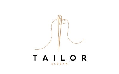 Tailor Logo Needle Thread Vector V4