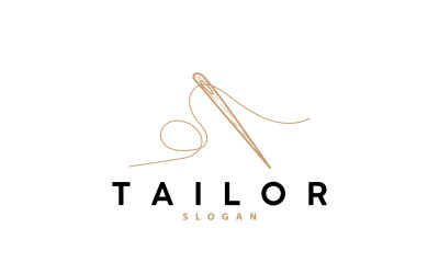 Tailor Logo Needle Thread Vector V6