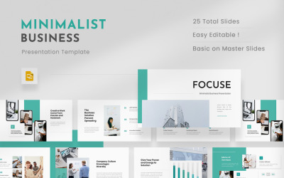 Focuse - 极简主义商务 Google 幻灯片演示模板