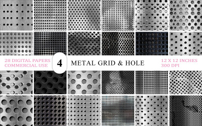 Round Hole Metal Plates Texture Pack Punched Metal Sheet Texture Pack Metal Mesh &amp;amp; Dot Pattern